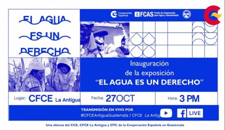 VISITA GUIADA: ESPOSICIÓN “EL AGUA ES UN DERECHO” EN CFCE LA ANTIGUA