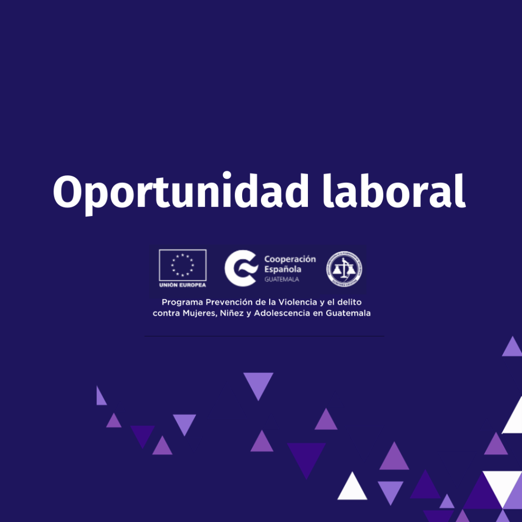 ASISTENCIA PROFESIONAL NIVEL I Y II, PARA APOYAR A LAS INSTITUCIONES DEL SECTOR DE SEGURIDAD Y JUSTICIA EN EL OTORGAMIENTO DE MEDIDAS DE SEGURIDAD Y MEDIDAS DE PROTECCIÓN A FAVOR DE LAS MUJERES, NIÑEZ Y ADOLESCENCIA VÍCTIMA DE VIOLENCIA, EN LOS DEPARTAMENTOS DE ESCUINTLA, SUCHITEPÉQUEZ Y RETALHULEU.