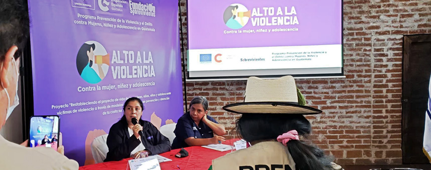 Alto a la violencia: una campaña para prevenir la violencia contra mujeres y niñas en Guatemala