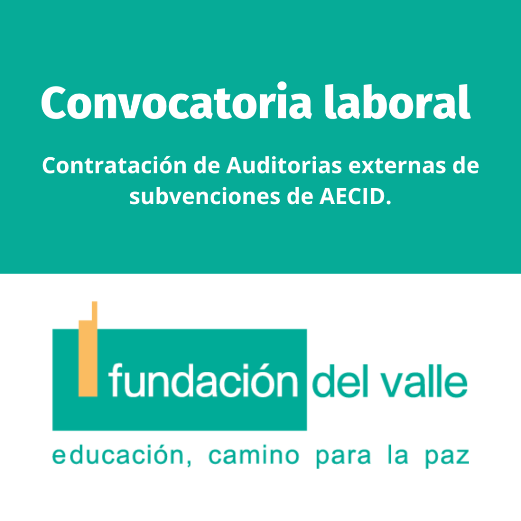 Contratación de Auditorias externas de subvenciones de AECID.