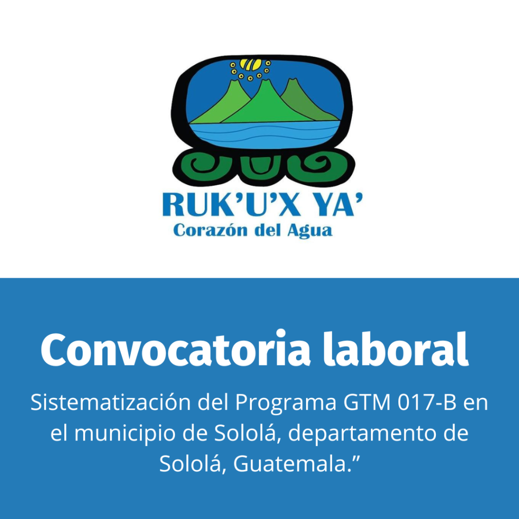 SISTEMATIZACIÓN DEL PROGRAMA “Fortalecimiento institucional y técnico en la prestación del servicio de agua potable y saneamiento para mejorar la resiliencia en comunidades del municipio de Sololá, departamento de Sololá, Guatemala.”: EXPERIENCIAS EXITOSAS, APRENDIZAJES Y ESTRATEGIAS APLICADAS EN LA GESTIÓN DE MODELOS DE SOSTENIBILIDAD”