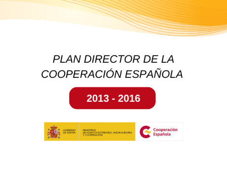 Plan director de la Cooperación Española 2013-2016